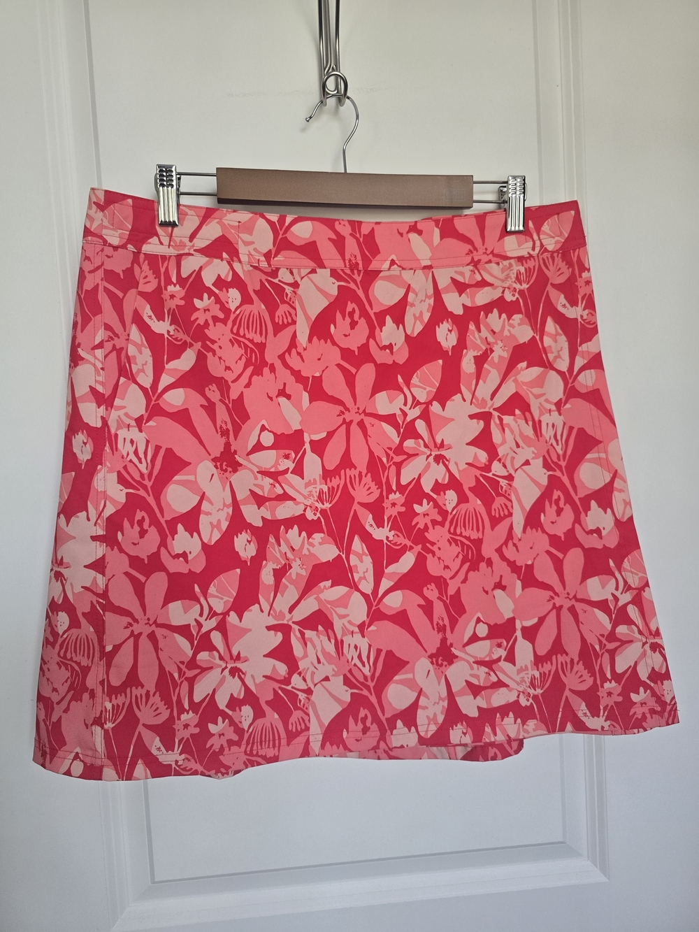 Floral A-Line Skirt in Pink/Coral By RipSkirt